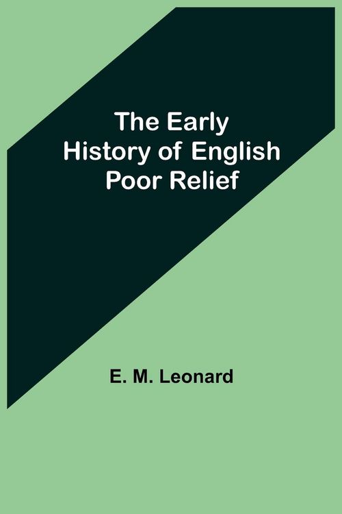 Produktbild: The Early History of English Poor Relief
