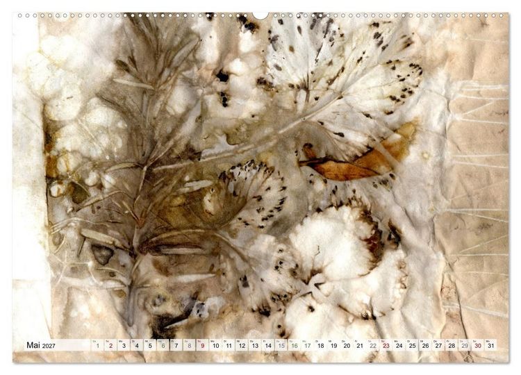 Produktbild: Botanical Printing - Magische Pflanzendrucke (hochwertiger Premium Wandkalender 2027 DIN A2 quer), Kunstdruck in Hochglanz
