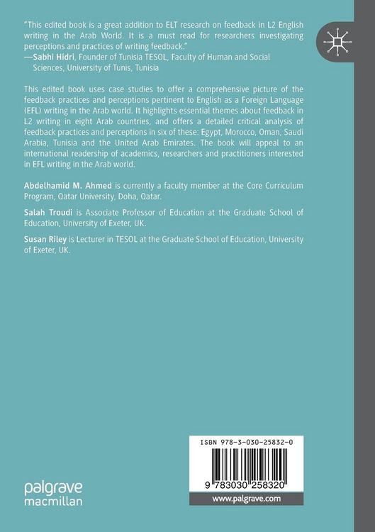 Produktbild: Feedback in L2 English Writing in the Arab World