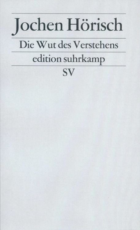 Produktbild: Die Wut des Verstehens