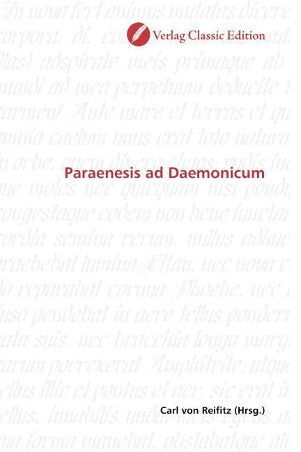 Produktbild: Paraenesis ad Daemonicum
