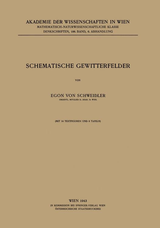 Produktbild: Schematische Gewitterfelder