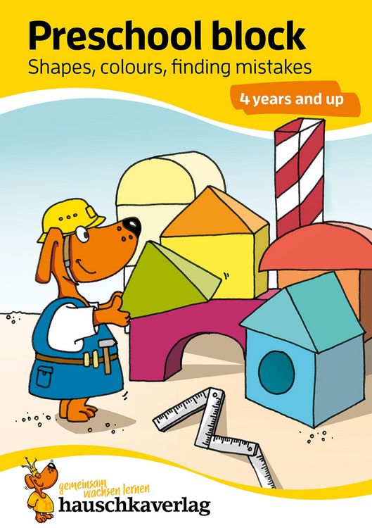 Produktbild: Preschool block - Shapes, colours, finding mistakes 4 years and up