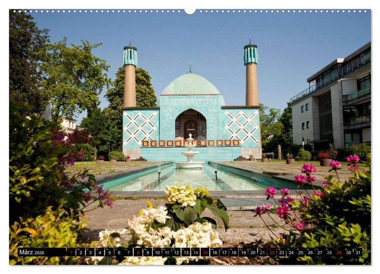 Produktbild: Hansestadt Hamburg (Wandkalender 2026 DIN A2 quer), CALVENDO Monatskalender