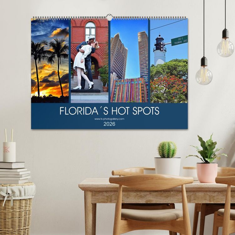 Produktbild: Florida Spots II (Wandkalender 2026 DIN A2 quer), CALVENDO Monatskalender
