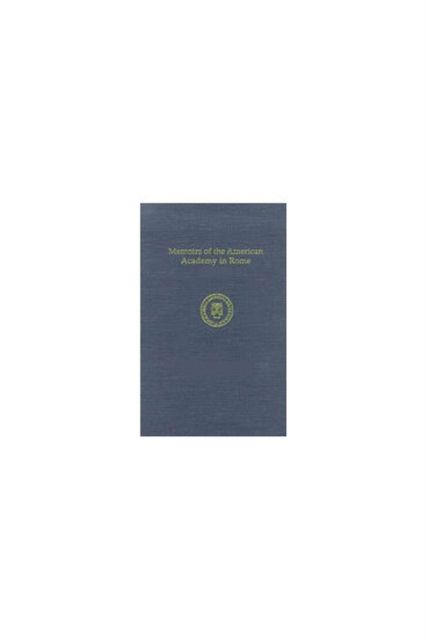 Produktbild: Corbeill, A: Memoirs of the American Academy in Rome