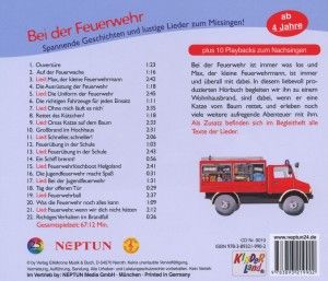 Produktbild: Bei der Feuerwehr, Audio-CD