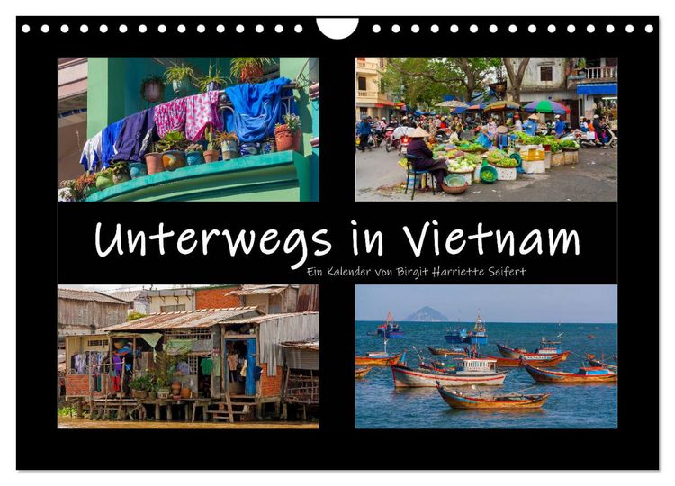 Produktbild: Unterwegs in Vietnam (Wandkalender 2026 DIN A4 quer), CALVENDO Monatskalender