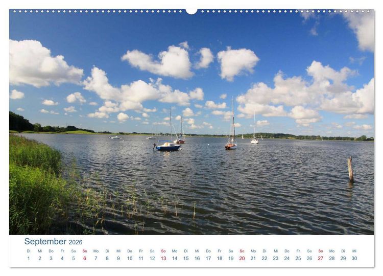 Produktbild: Sieseby 2026. Idyllisches Fl&auml;chendenkmal an der Schlei (Wandkalender 2026 DIN A2 quer), CALVENDO Monatskalender