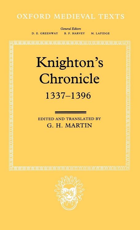 Produktbild: Knighton's Chronicle 1337-1396