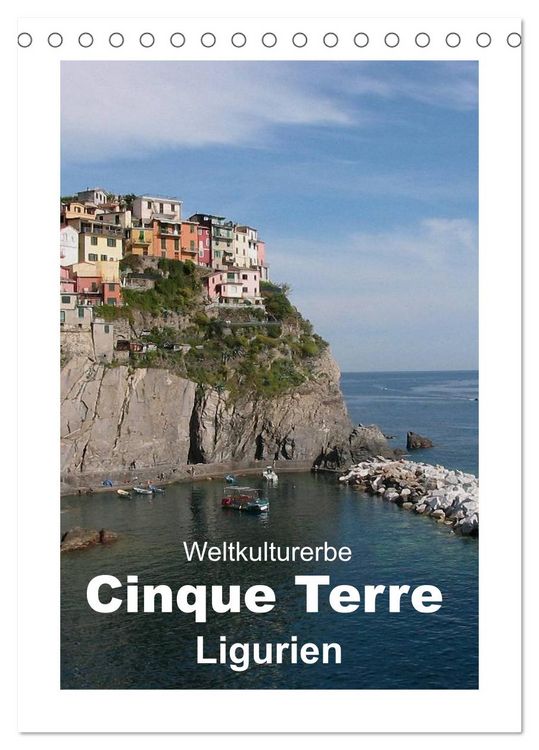 Produktbild: Weltkulturerbe Cinque Terre, Ligurien (Tischkalender 2026 DIN A5 hoch), CALVENDO Monatskalender