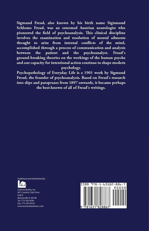 Produktbild: Psychopathology of Everyday Life