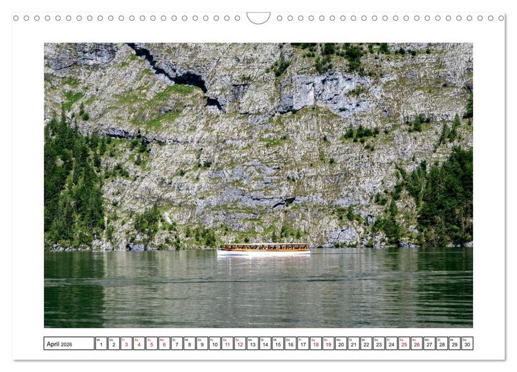 Produktbild: Morgen am K&ouml;nigssee - Spiegelungen und Stille (Wandkalender 2026 DIN A3 quer), CALVENDO Monatskalender
