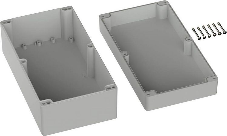 Produktbild: TRU COMPONENTS TC-9065732 Industrie-Geh&auml;use 360 x 200 x 149.5 ABS Lichtgrau (RAL 7035) 1 St.