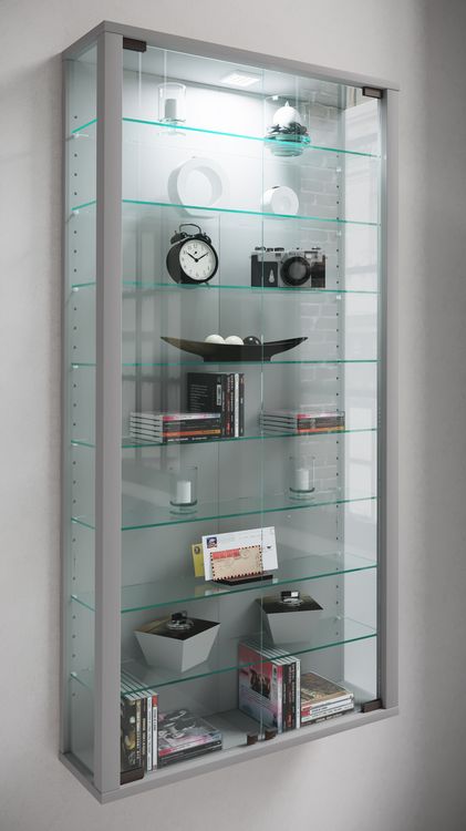 Produktbild: Wandvitrine H&auml;ngevitrine Glasvitrine Vitrosa Maxi