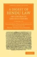 Produktbild: Tercapanchanana, J: A Digest of Hindu Law, on Contracts and