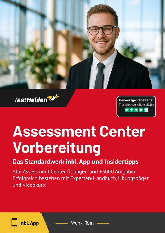 Produktbild: Assessment Center Vorbereitung: Das Standardwerk inkl. App und Insidertipps