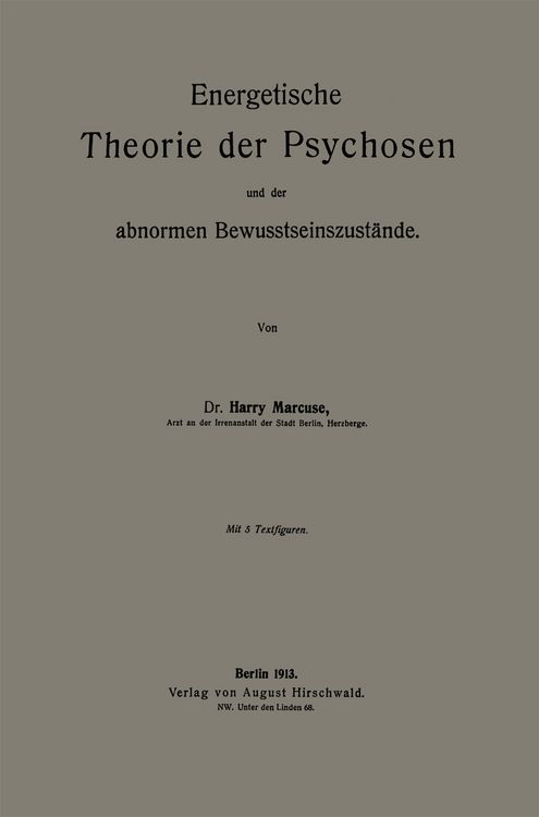 Produktbild: Energetische Theorie der Psychosen und der abnormen Bewusstseinszust&auml;nde