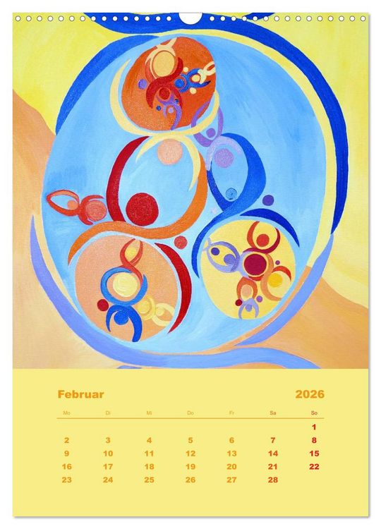 Produktbild: Licht ist bunt - Malerei in Acryl und Aqua &Ouml;l (Wandkalender 2026 DIN A3 hoch), CALVENDO Monatskalender