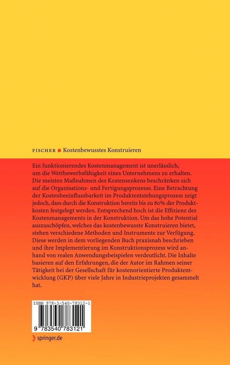 Produktbild: Kostenbewusstes Konstruieren