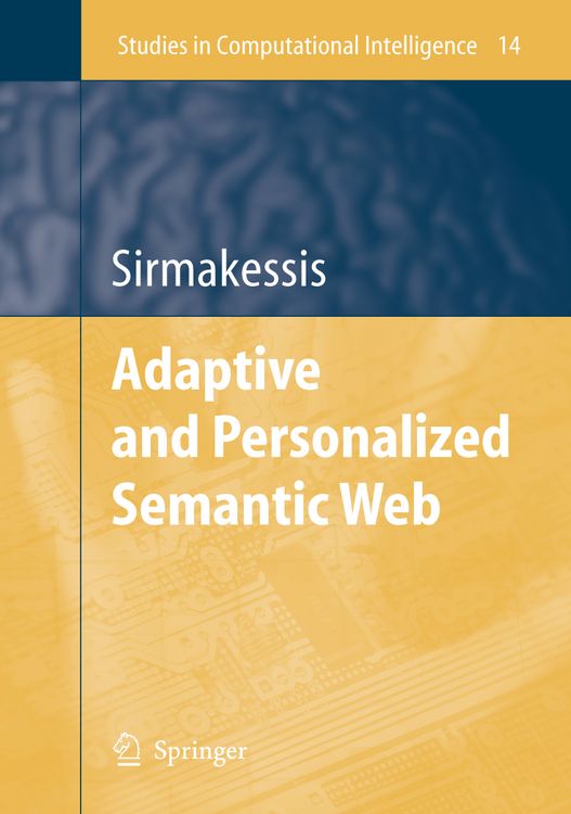 Produktbild: Adaptive and Personalized Semantic Web