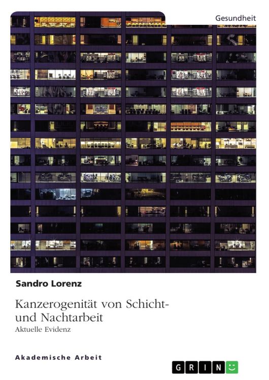 Produktbild: Kanzerogenit&auml;t von Schicht- und Nachtarbeit. Aktuelle Evidenz
