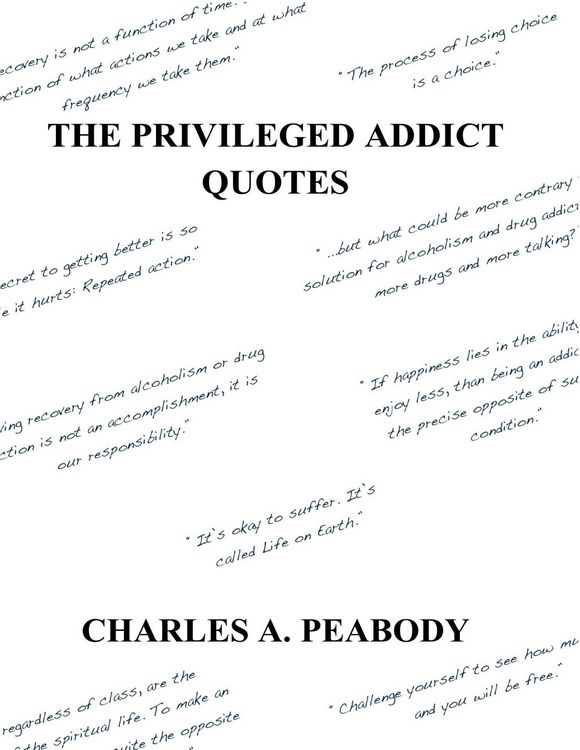 Produktbild: The Privileged Addict Quotes