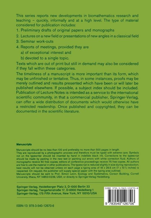 Produktbild: Oscillations in Mathematical Biology