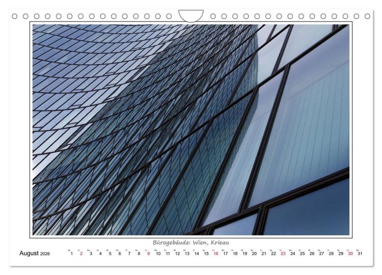Produktbild: Details zeitgen&ouml;ssischer Architektur (Wandkalender 2026 DIN A4 quer), CALVENDO Monatskalender