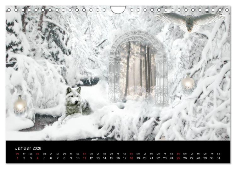 Produktbild: Zauberland (Wandkalender 2026 DIN A4 quer), CALVENDO Monatskalender