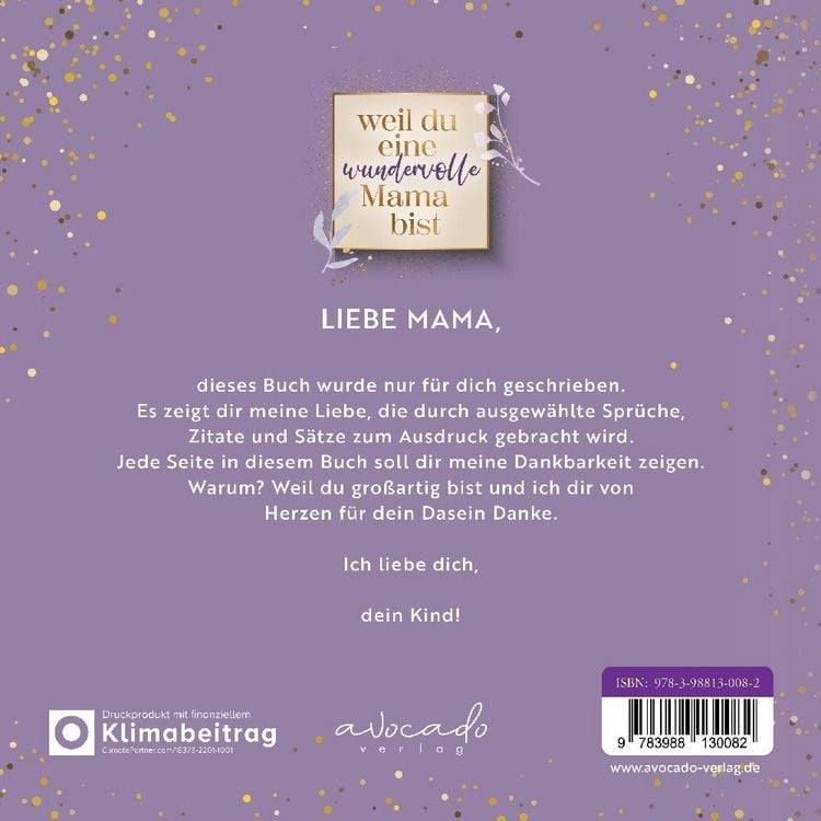 Produktbild: Weil du eine wundervolle Mama bist