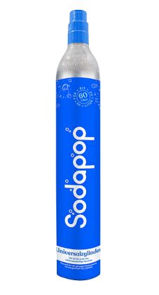 Produktbild: SODAPOP Wassersprudler Logan matt schwarz, 2x 850ml + 1x 600ml Glasflaschen + 1x CO&sup2; Zylinder