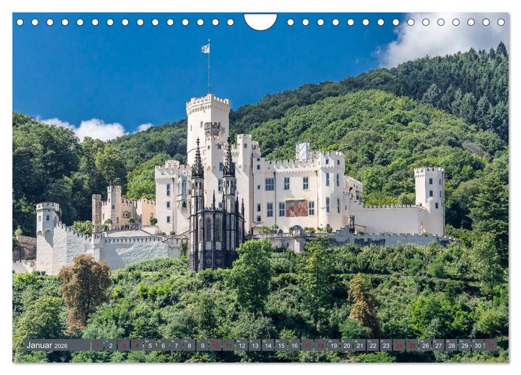 Produktbild: Burgen der Rheinromantik (Wandkalender 2026 DIN A4 quer), CALVENDO Monatskalender