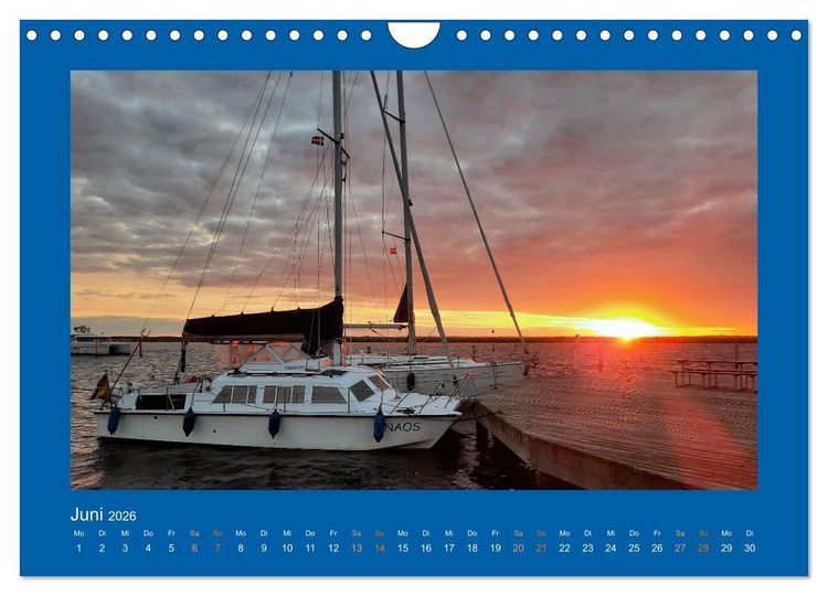 Produktbild: Katamaran Segeln - Mit Naos auf Tour (Wandkalender 2026 DIN A4 quer), CALVENDO Monatskalender