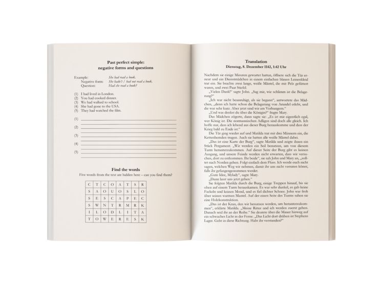 Produktbild: Englisch Kurzgeschichten 7. Klasse | Mit der Zeitmaschine ins alte England | Inkl. Vokabeln, Grammatik, &Uuml;bungen & Audios | Von Didaktikern entwickelt