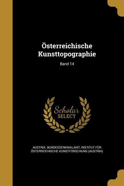 Produktbild: &Ouml;sterreichische Kunsttopographie; Band 14