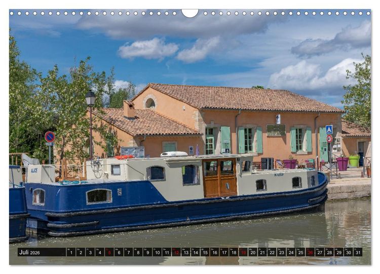 Produktbild: Der K&ouml;nigliche Kanal. Die Wasserstra&szlig;e im Languedoc (Wandkalender 2026 DIN A3 quer), CALVENDO Monatskalender