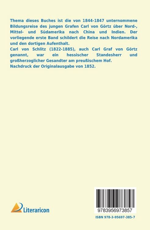 Produktbild: Reise um die Welt in den Jahren 1844-1847