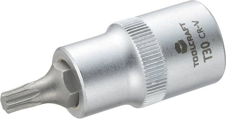 Produktbild: TOOLCRAFT 816165 Innen-Sechsrund (TX) Steckschl&uuml;ssel-Bit-Einsatz T 30 1/2\" (12.5 mm)