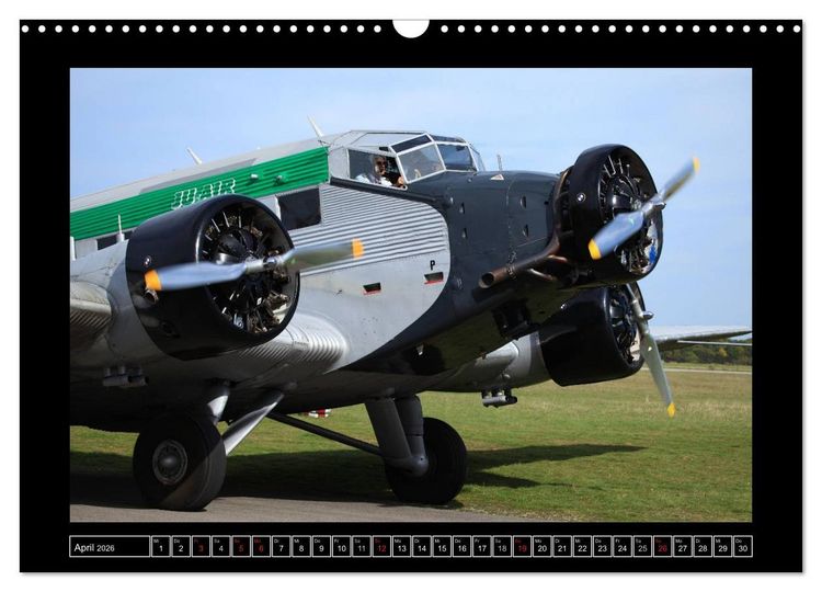 Produktbild: JU-AIR Ju-52 (Wandkalender 2026 DIN A3 quer), CALVENDO Monatskalender