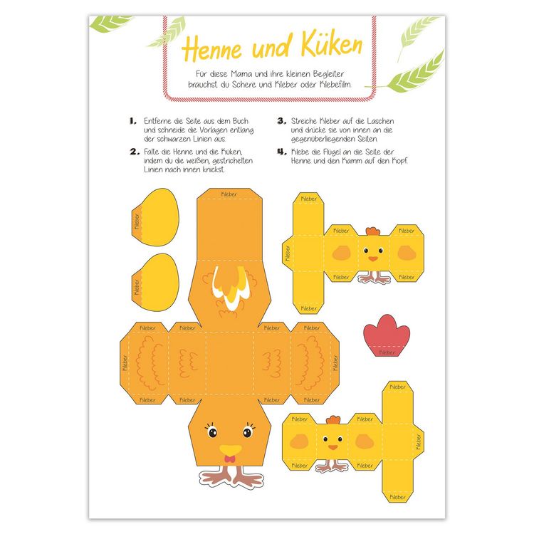 Produktbild: Activity Heft: Komm mit auf den Bauernhof - Bastelspa&szlig;