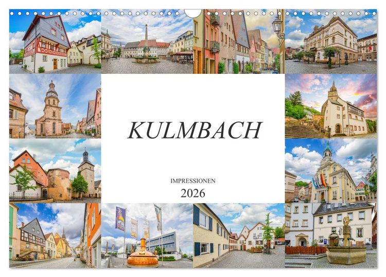 Produktbild: Kulmbach Impressionen (Wandkalender 2026 DIN A3 quer), CALVENDO Monatskalender