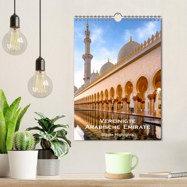 Produktbild: Vereinigte Arabische Emirate - St&auml;dte Highlights (Wandkalender 2026 DIN A4 hoch), CALVENDO Monatskalender