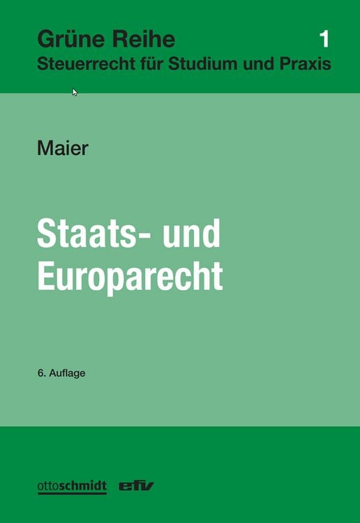 Produktbild: Staats- und Europarecht