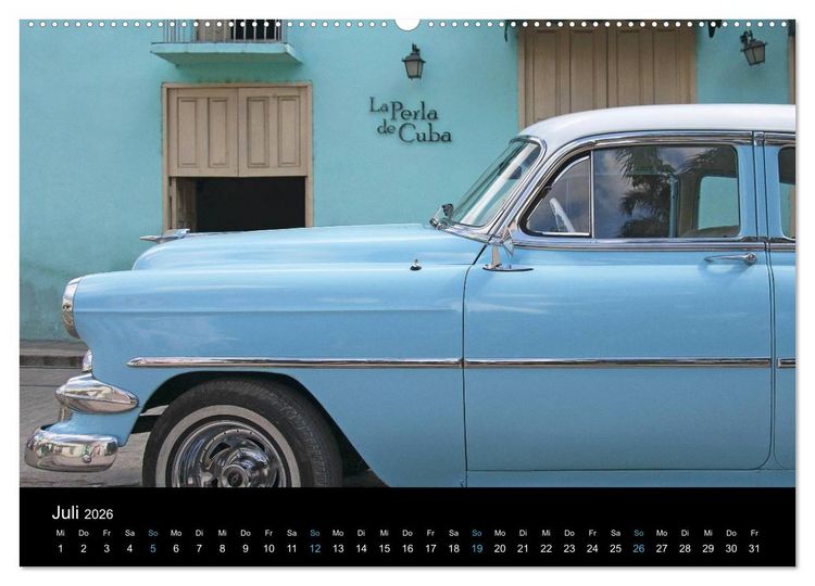 Produktbild: On the road in Cuba (hochwertiger Premium Wandkalender 2026 DIN A2 quer), Kunstdruck in Hochglanz