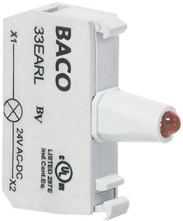 Produktbild: BACO 33RAGL LED-Element Gr&uuml;n 12 V/DC, 24 V/DC 1St.