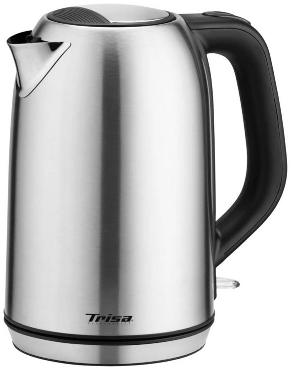 Produktbild: Trisa W5575 Wasserkocher schnurlos, &Uuml;berhitzungsschutz Edelstahl, Schwarz Fassungsverm&ouml;gen: 1.7 l