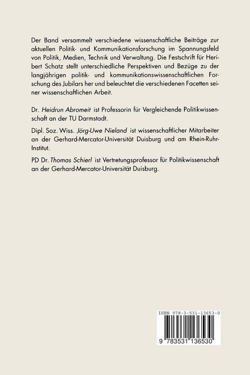 Produktbild: Politik, Medien, Technik
