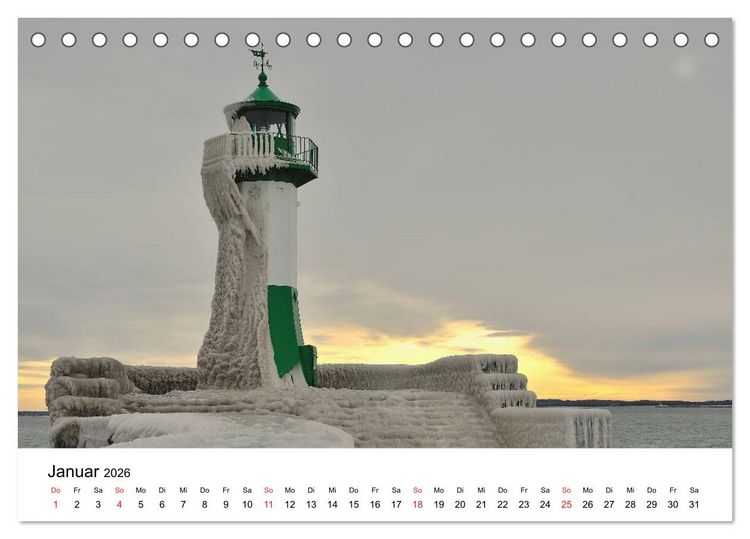 Produktbild: Insel R&uuml;gen Impressionen (Tischkalender 2026 DIN A5 quer), CALVENDO Monatskalender