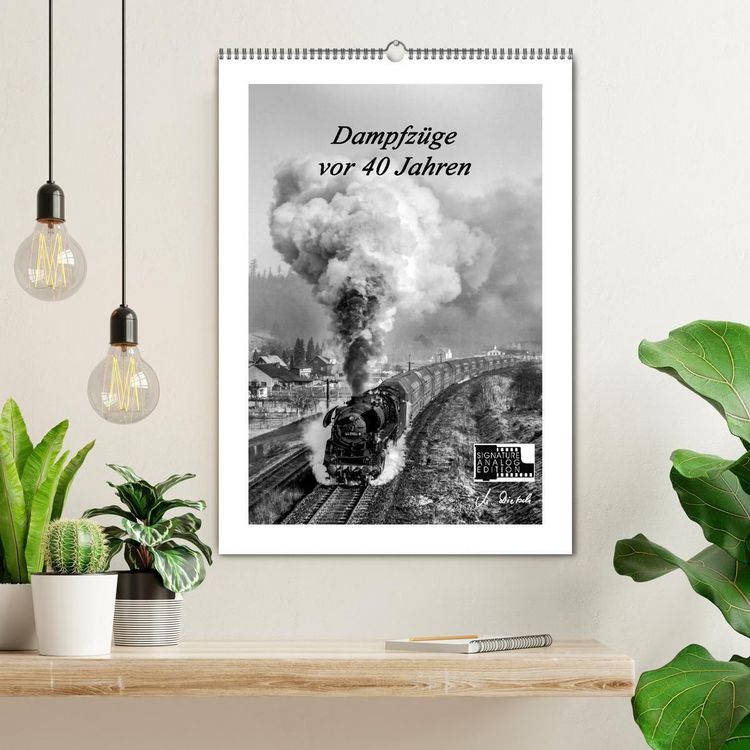 Produktbild: Dampfz&uuml;ge vor 40 Jahren (Wandkalender 2026 DIN A2 hoch), CALVENDO Monatskalender